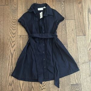 Children’s place uniform dress NWT small 5/6 navy